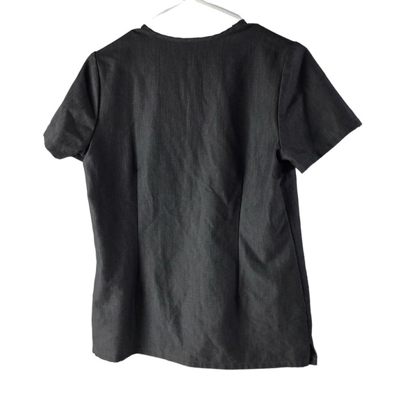 Figs Scrub Top Casma Women's Graphite Grey Three-Pocket Uniform Nurse XS - Picture 5 of 9